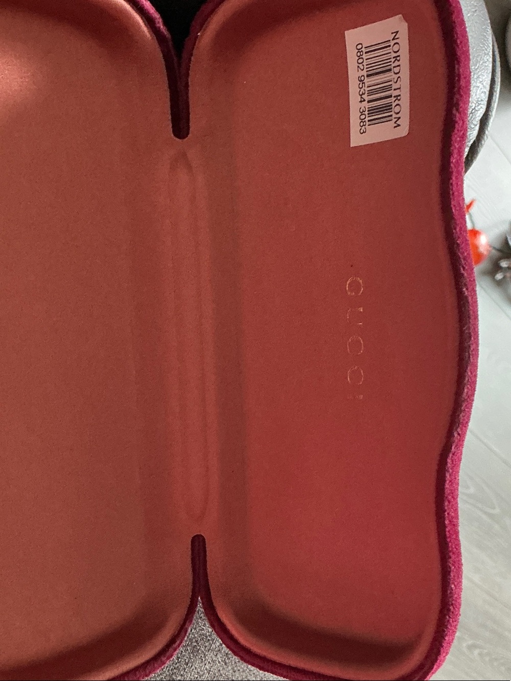Gucci Pink Structured Eyewear Case